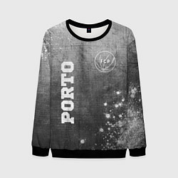 Свитшот мужской Porto - grey gradient вертикально, цвет: 3D-черный