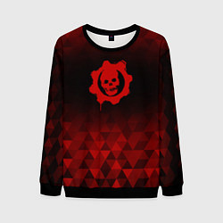 Мужской свитшот Gears of War red poly