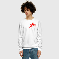 Свитшот мужской Праздник-9 мая, цвет: 3D-белый — фото 2