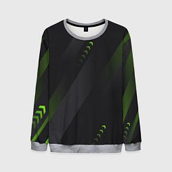 Мужской свитшот Color black green