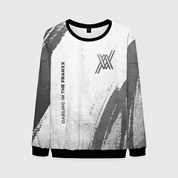 Свитшот мужской Darling in the FranXX - white gradient вертикально, цвет: 3D-черный