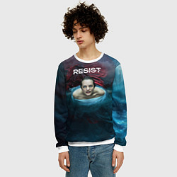 Свитшот мужской Рассказ служанки - Джун, цвет: 3D-белый — фото 2