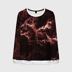 Свитшот мужской Lightning red, цвет: 3D-белый