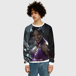 Свитшот мужской Счастливая Милина МК, цвет: 3D-белый — фото 2