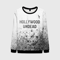Свитшот мужской Hollywood Undead - white gradient посередине, цвет: 3D-черный