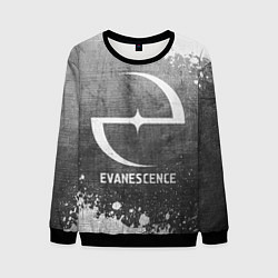 Свитшот мужской Evanescence - grey gradient, цвет: 3D-черный