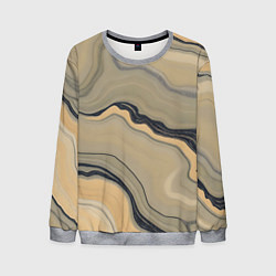 Свитшот мужской Песочный мрамор, цвет: 3D-меланж