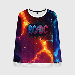 Мужской свитшот ACDC логотип в градиенте