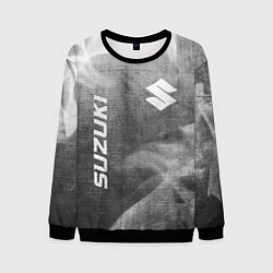 Мужской свитшот Suzuki - grey gradient вертикально