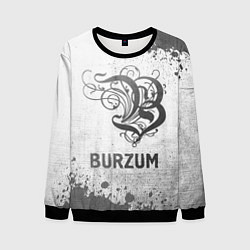 Мужской свитшот Burzum - white gradient