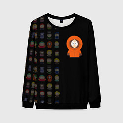 Свитшот мужской Южного парка Кенни, цвет: 3D-черный