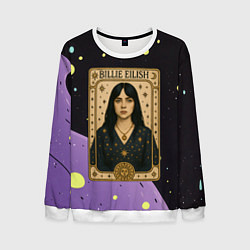 Свитшот мужской Билли Айлиш в стиле Таро, цвет: 3D-белый