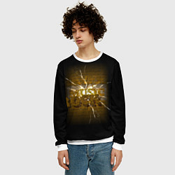 Свитшот мужской Рок сквозь стену, цвет: 3D-белый — фото 2