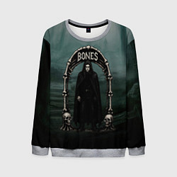 Свитшот мужской Bones арка из костей, цвет: 3D-меланж