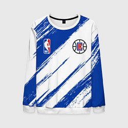 Мужской свитшот Клипперс - синяя краска