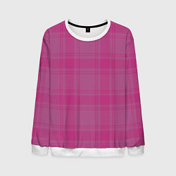 Свитшот мужской Checkered pink, цвет: 3D-белый