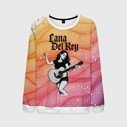 Мужской свитшот Lana Del Rey в образе гитаристки