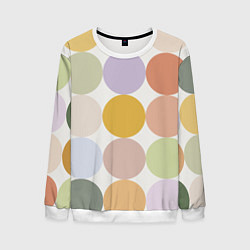 Мужской свитшот Цветочный горошек