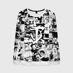 Свитшот мужской Doom anime black, цвет: 3D-белый