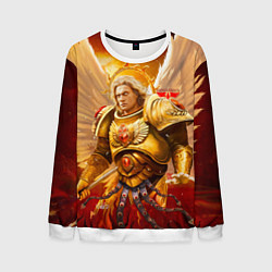 Свитшот мужской Сангвиний кровавый ангел, цвет: 3D-белый