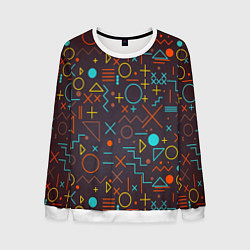 Мужской свитшот Different shapes of geometry