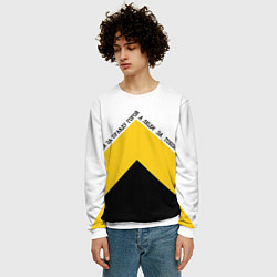 Свитшот мужской За правду горой трехцветный арт, цвет: 3D-белый — фото 2