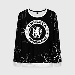 Свитшот мужской Chelsea storm, цвет: 3D-белый