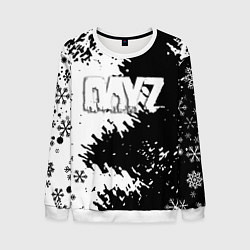 Свитшот мужской Dayz зима краски, цвет: 3D-белый