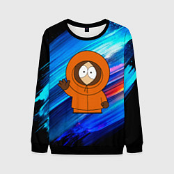 Свитшот мужской Южный парк - Кенни, цвет: 3D-черный