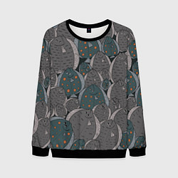 Мужской свитшот Камбала паттерн