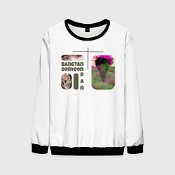 Свитшот мужской Шуга - BTS, цвет: 3D-черный