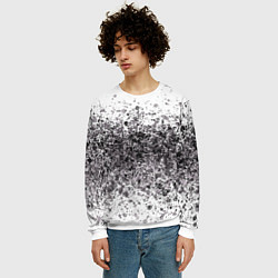 Свитшот мужской Грязь, цвет: 3D-белый — фото 2