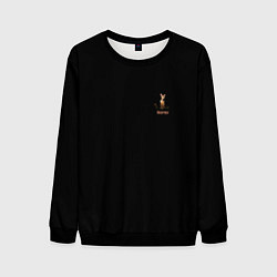 Свитшот мужской Bambi, цвет: 3D-черный