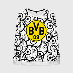 Свитшот мужской Borussia глаза текстура, цвет: 3D-белый