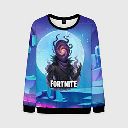Свитшот мужской Рейвен Fortnite, цвет: 3D-черный
