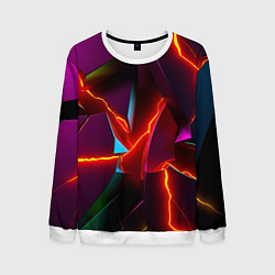 Мужской свитшот Fractures multicolored tiles