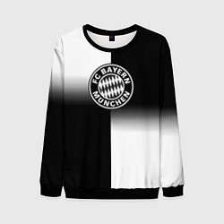 Свитшот мужской Бавария Мюнхен геометрия градиент, цвет: 3D-черный