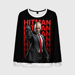 Мужской свитшот Хитман с пистолетом