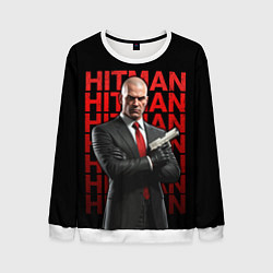 Мужской свитшот Хитман скрестив руки