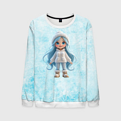 Мужской свитшот Девочка-зима