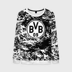 Свитшот мужской Боруссиа белые краски, цвет: 3D-белый