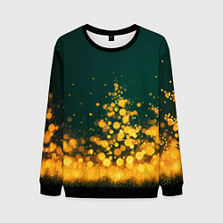Мужской свитшот Новогодние елочки из боке