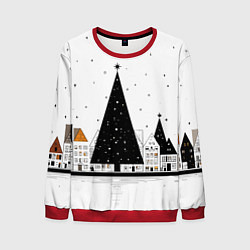 Мужской свитшот Новый год - минимализм