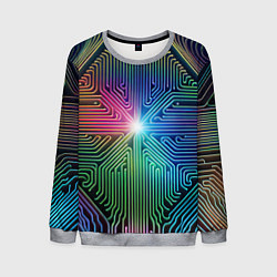 Мужской свитшот Линейная графика