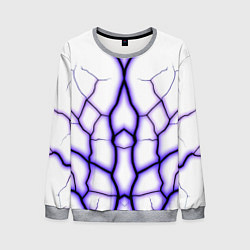 Свитшот мужской Color white purple, цвет: 3D-меланж