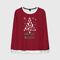 Мужской свитшот Рождество в Хогвартс