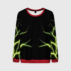 Свитшот мужской Color green black, цвет: 3D-красный