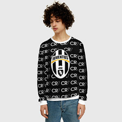 Свитшот мужской Juventus sport pattern, цвет: 3D-белый — фото 2