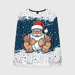 Свитшот мужской Сантамаха, цвет: 3D-белый