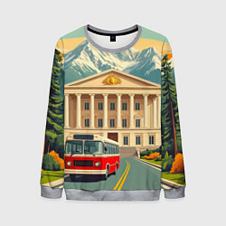 Мужской свитшот Классика у подножия гор